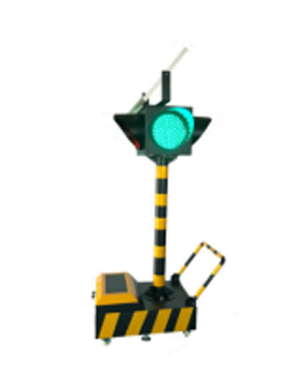 阿拉尔农场太阳能移动信号灯