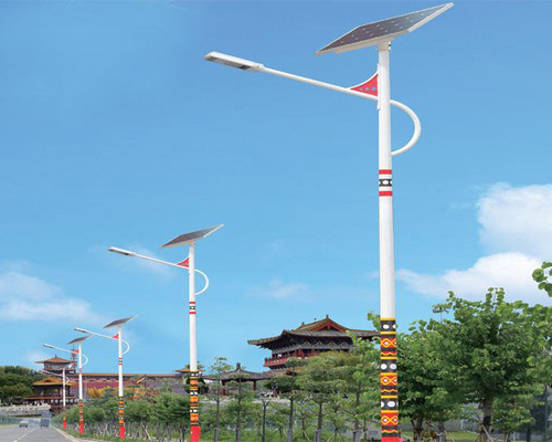 阿拉尔农场民族特色路灯