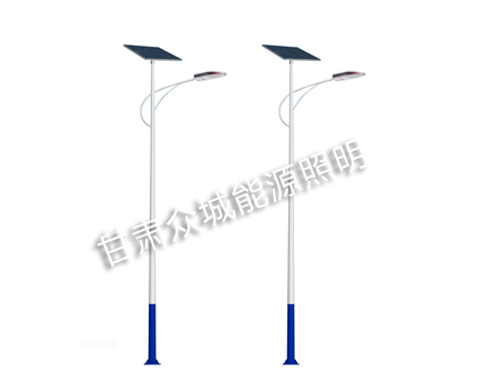 阿拉尔农场复兴号太阳能led路灯